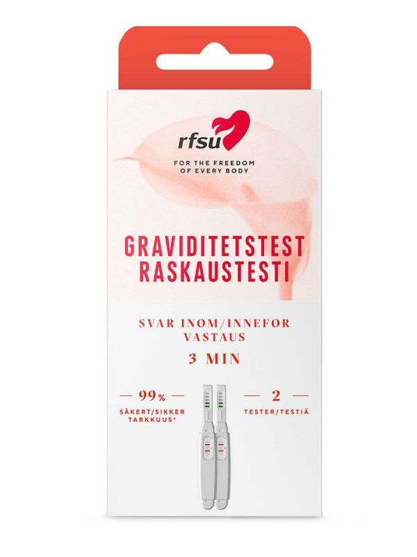 RFSU Enkelt & Snabbt Graviditetstest Stick 2 st