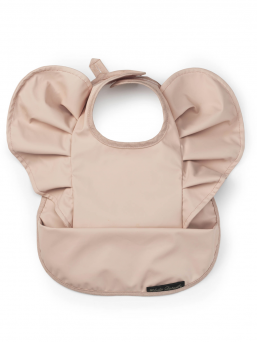 Elodie Details haklappar är tillverkade i PVC-fri, 100% Oeko-Tex certifierad polyester som ger en bekväm men samtidigt funktionell haklapp. Torka eller skölj av efter användningen så är den ren igen.