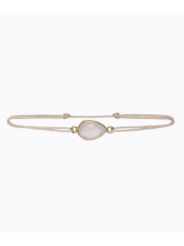 Rose Quartz Mor-Dotter Armband Duo