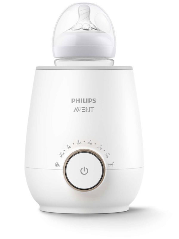 AVENT snabbaste elektriska flaskvärmare. Använd för att värma barnmat också. De dagar när tiden bara inte räcker till kan du värma upp mjölken snabbt och jämnt på bara tre minuter med Philips Avent-nappflaskvärmaren.