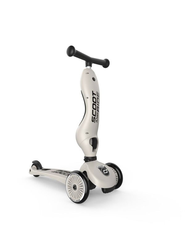 Scoot & Ride Highwaykick 1 skoter/sparkmoped, Ash