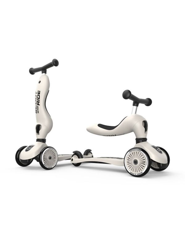 Scoot & Ride Highwaykick 1 skoter/sparkmoped, Ash