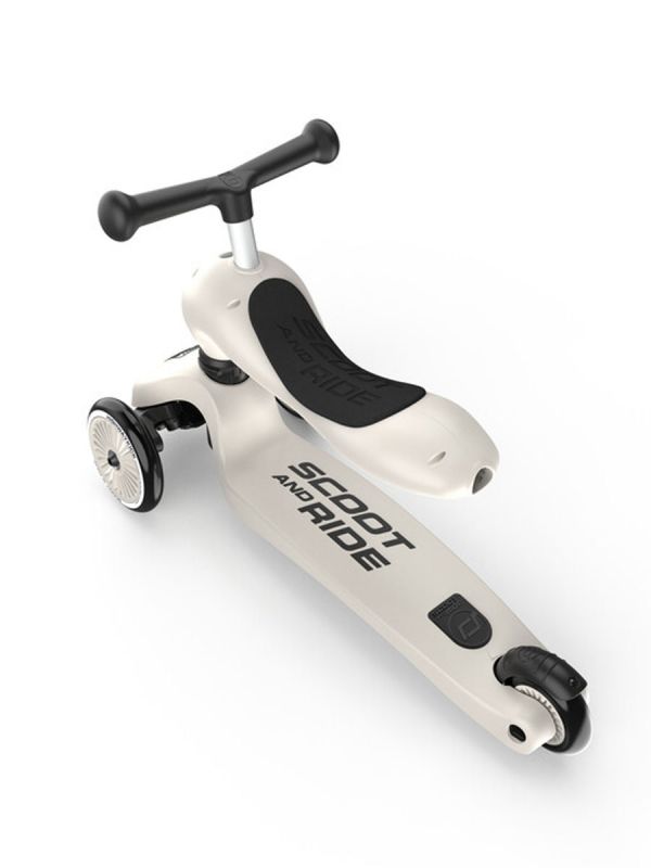 Scoot & Ride Highwaykick 1 skoter/sparkmoped, Ash