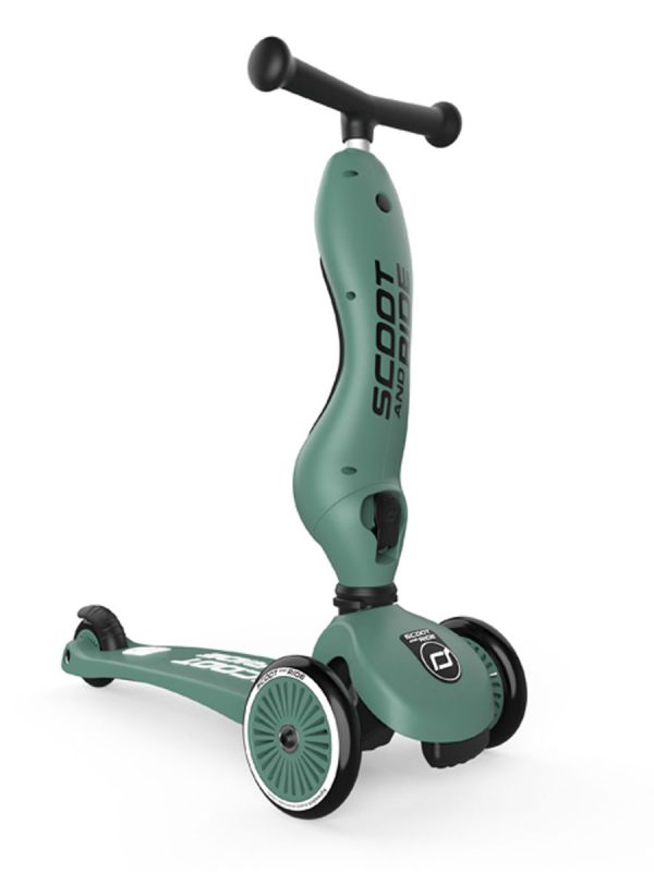 Scoot & Ride Highwaykick 1 skoter/sparkmoped, Forest