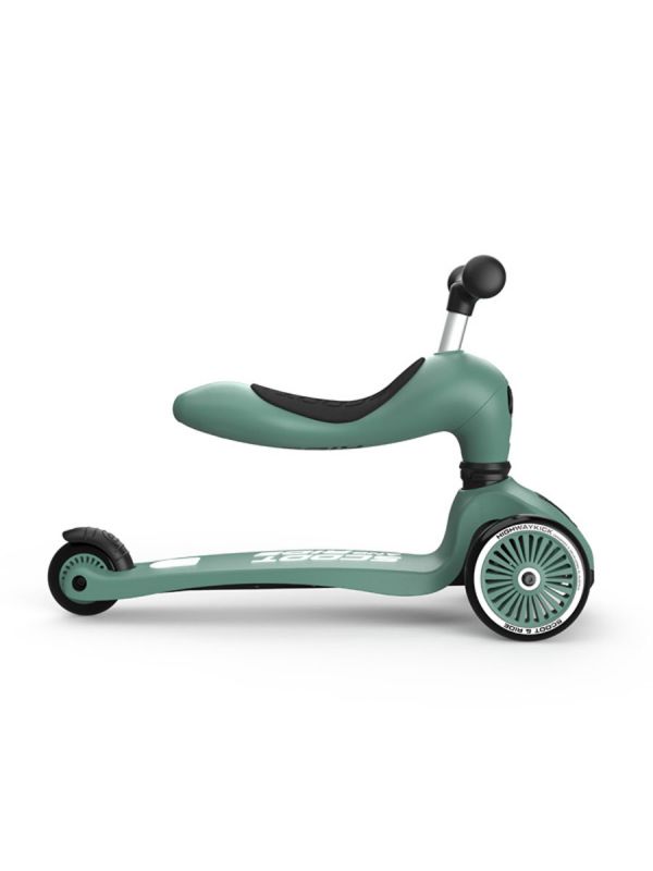 Scoot & Ride Highwaykick 1 skoter/sparkmoped, Forest