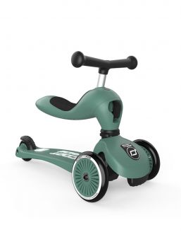 Scoot & Ride Highwaykick 1 skoter/sparkmoped, Forest