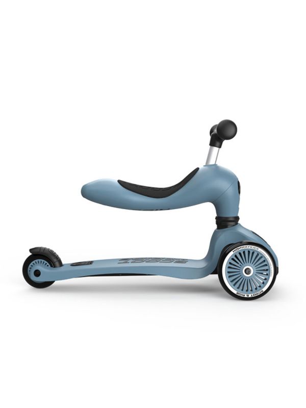 Scoot & Ride Highwaykick 1 skoter/sparkmoped, Steel