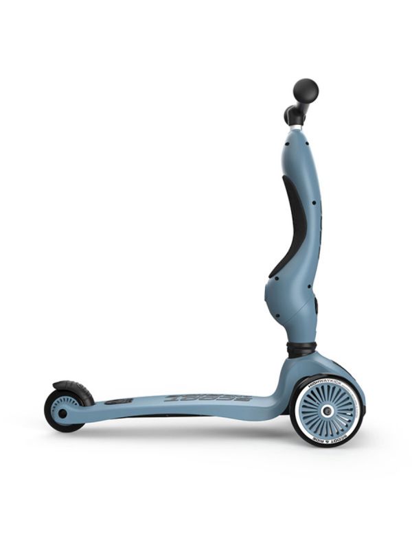Scoot & Ride Highwaykick 1 skoter/sparkmoped, Steel