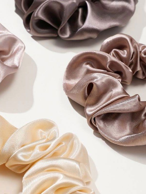 Scrunchie satin hårmunk