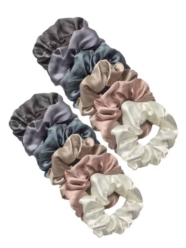 Scrunchie satin hårmunk