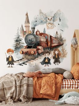 Väggklistermärke 140cm, Magic Express