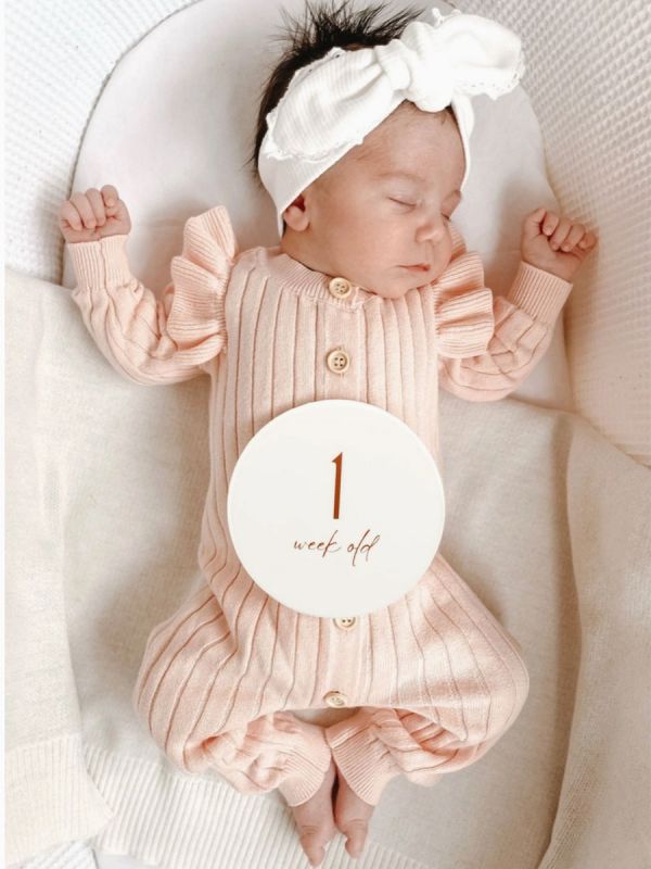 Månadskort i silikon för din bebis – för minnen från det första året