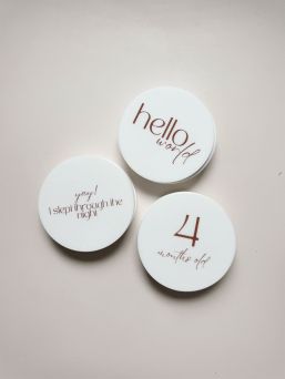 Månadskort i silikon för din bebis – för minnen från det första året