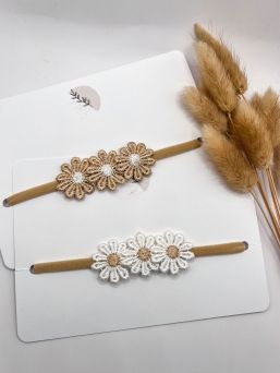 Studio Frommie Daisy Vit Blomma Pannband