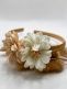 Studio Frommie Tiara Flowers pannband, white-cream