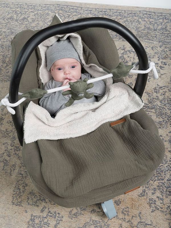 Baby’s Only - sommar bomull åkpåse Maxi Cosi, breeze taupe