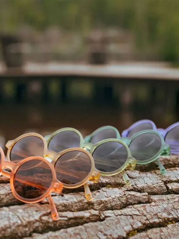 Ki ET LA Woam - solglasögon för baby 2-4 år, olive