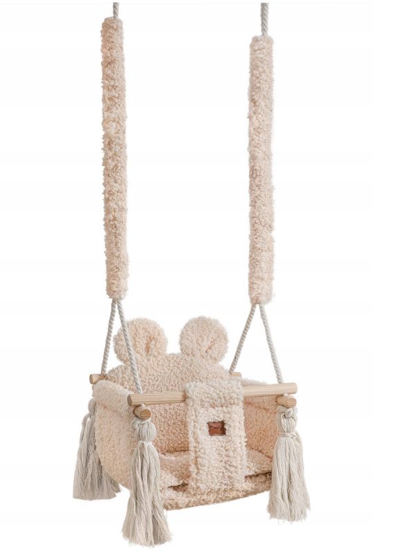 Gunga Nallebjörn – söt inomhusgunga för barn, Teddy Beige