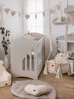 Gunga Nallebjörn – söt inomhusgunga för barn, Teddy Beige