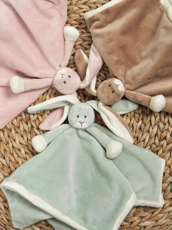 Teddykompaniet Diinglisar snuttefilt kanin, mint