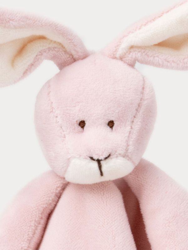 Teddykompaniet Diinglisar snuttefilt kanin, rosa