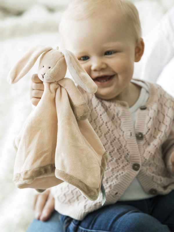Teddykompaniet Diinglisar snuttefilt kanin, cream