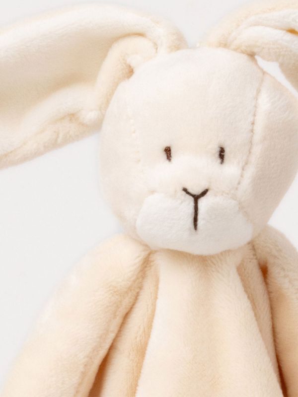 Teddykompaniet Diinglisar snuttefilt kanin, cream