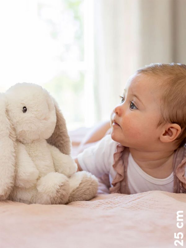 Teddykompaniet Teddy Mocca 25cm  – beige gosedjurskanin