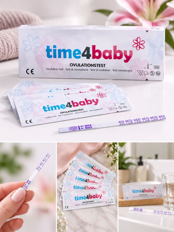 Time4baby Extra känsligt ägglossningstest 10 mIU/ml – 50 st