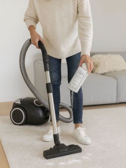 Doftpulver för textilier och dammsugbara ytor