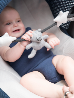 Baby´s Only - bilskyddleksak - grå