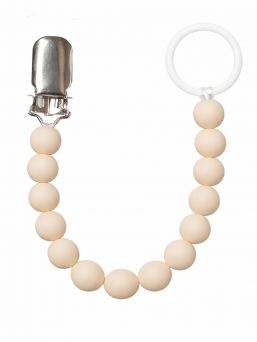 GRAVIDITETSÄLVA trendiga, säker och god kvalitet napphållare. Napphållare håller nappen nära barnet. Napphållare förhindrar droppande, när nappen ofta blir smutsiga eller förloras. Napphållare är gjord av säkra BPA-fri mat silikon pärlor och ring. Metallclip fastsättning. Handtvätt med varmt tvålvatten .