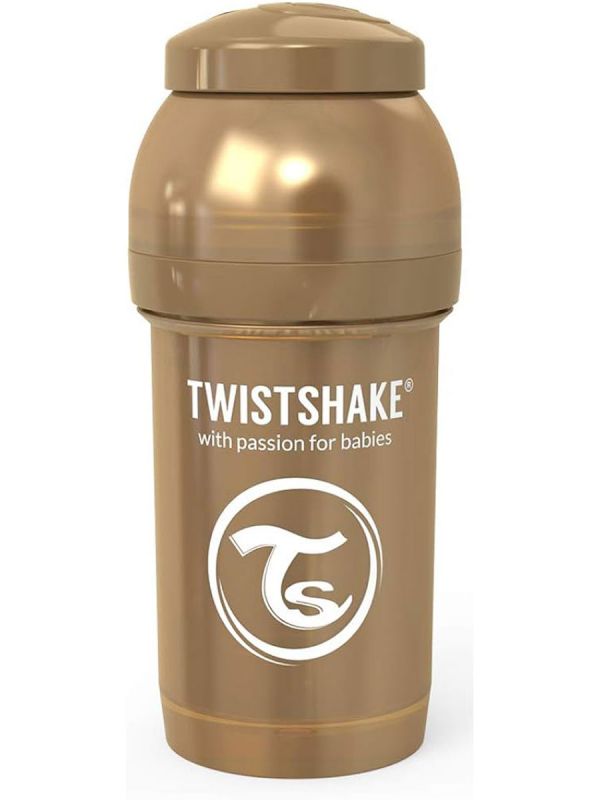 TwistShake - Nappflaska 180ml, pearl copper