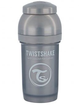 TwistShake - Nappflaska 180ml, pearl grey