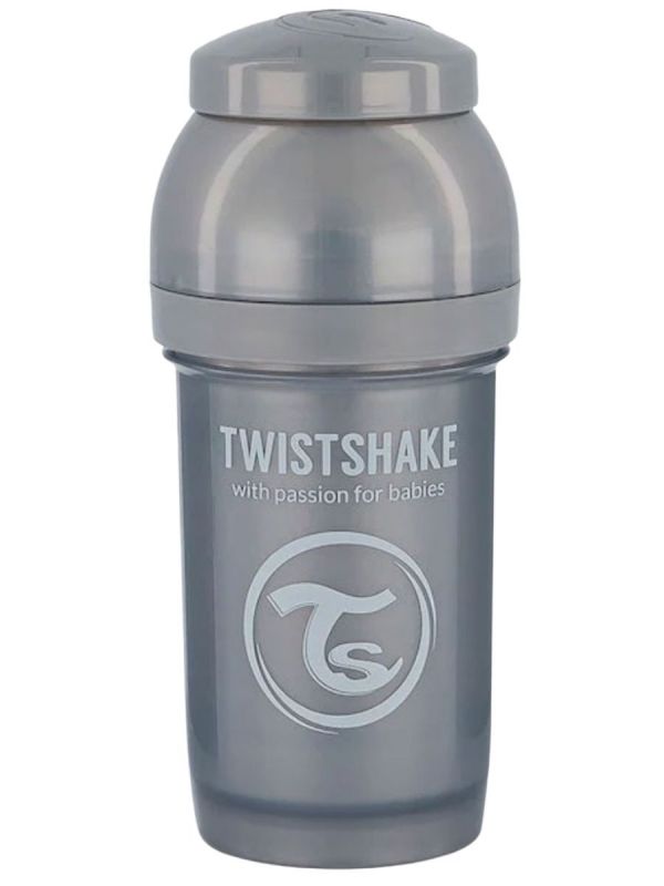 TwistShake - Nappflaska 180ml, pearl grey