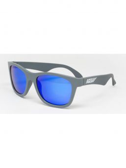 Babiators Ace solglasögon 6-14år (grå med blå lins)