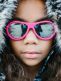 Babiators Aces solglasögon 6-14år (pink med spegel lins)