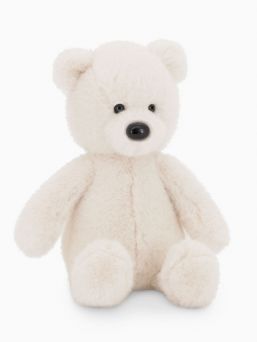 Vit nallebjörn 25cm