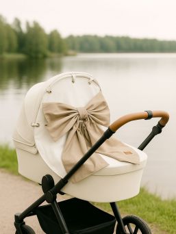 Vagnsgardin, Lullabow beige