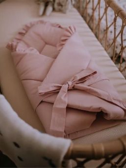 Baby swaddle & playmat, Pink volanger
