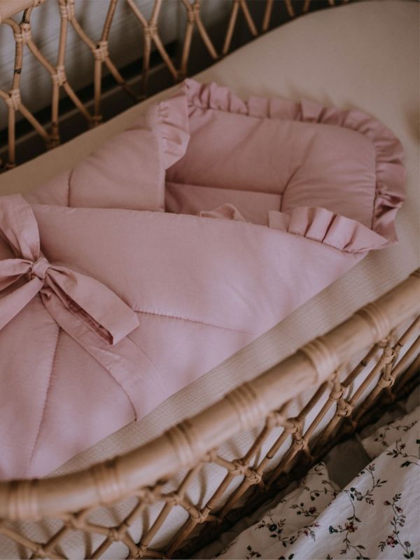 Baby swaddle & playmat, Pink volanger