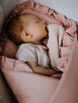 Baby swaddle & playmat, Pink volanger