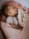 Baby swaddle & playmat, Pink volanger