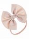 Baby rosettband – mjukt och elastiskt hårband, Light Beige