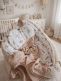 Babynest, bears velvet beige