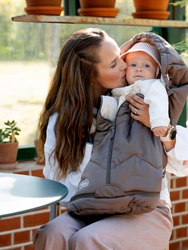 VOKSI - Sky Light lättviktssovsäck 0–4å, Walnut