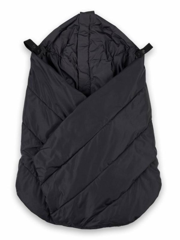 Voksi Carrier Cover – Varmt vindskydd för bärsele, Black