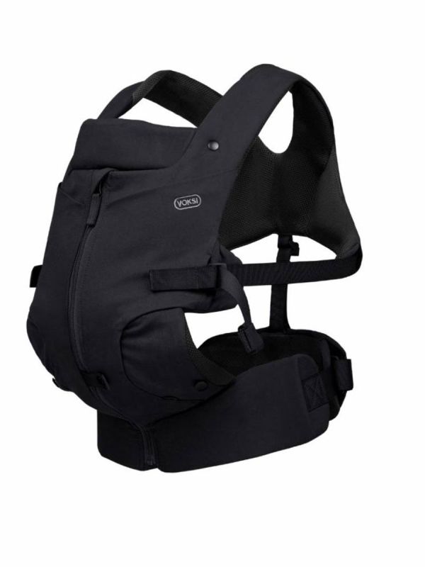 Voksi Huddle Bärsele Black – nyfödd till småbarn (3,2–15 kg)