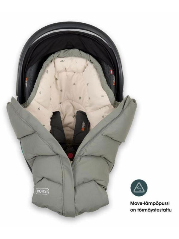 VOKSI - Move babys dunfotpåse, Meadow Green