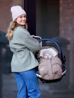 VOKSI - Move babys dunfotpåse, Walnut